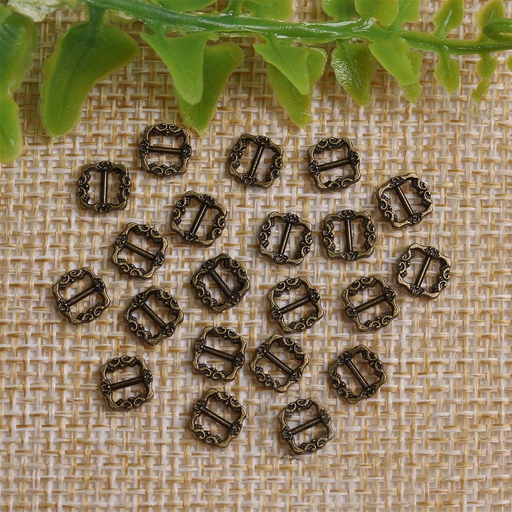 ROW 20/40pcs High Quality 3.5mm/7mm Girls Toys Mini Ultra-small 4 Colors Tri-glide Buckle