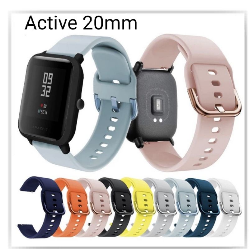 [QUALITY] STRAP TALI JAM TANGAN - RUBBER STYLE ACTIVE STRAP - FOR HUAMI AMAZFIT BIP TEMPO WATCH