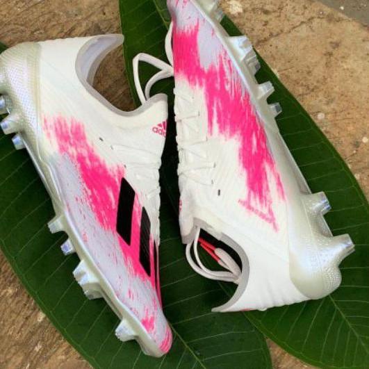 Big Sale.. Sepatu Bola Adidas X19.1 White Pink FG