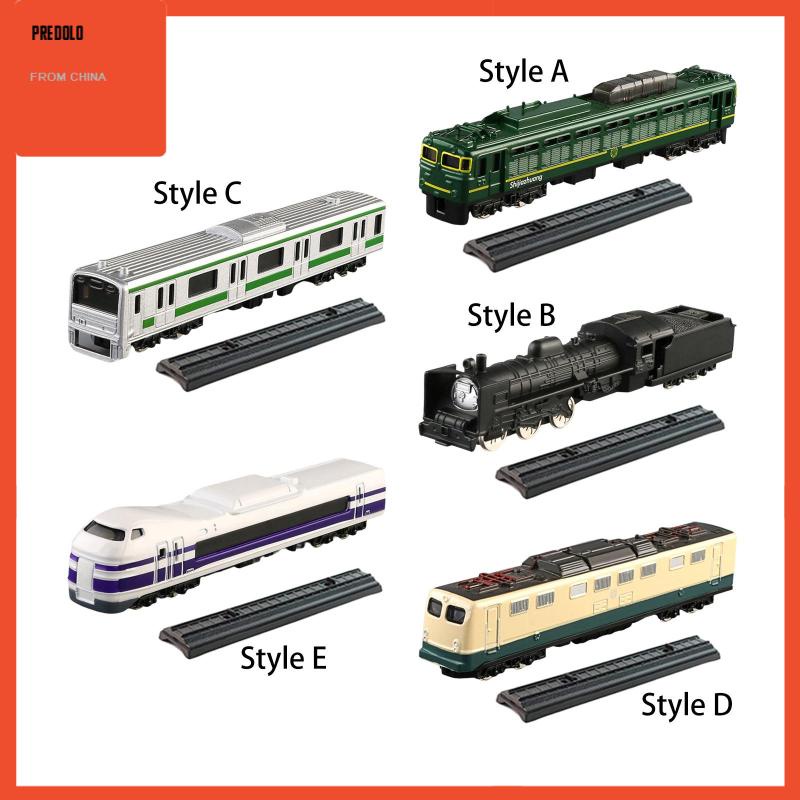 [Predolo] High Speed Train Toy Creative Play Diecast for Kids Children Birthday Gifts