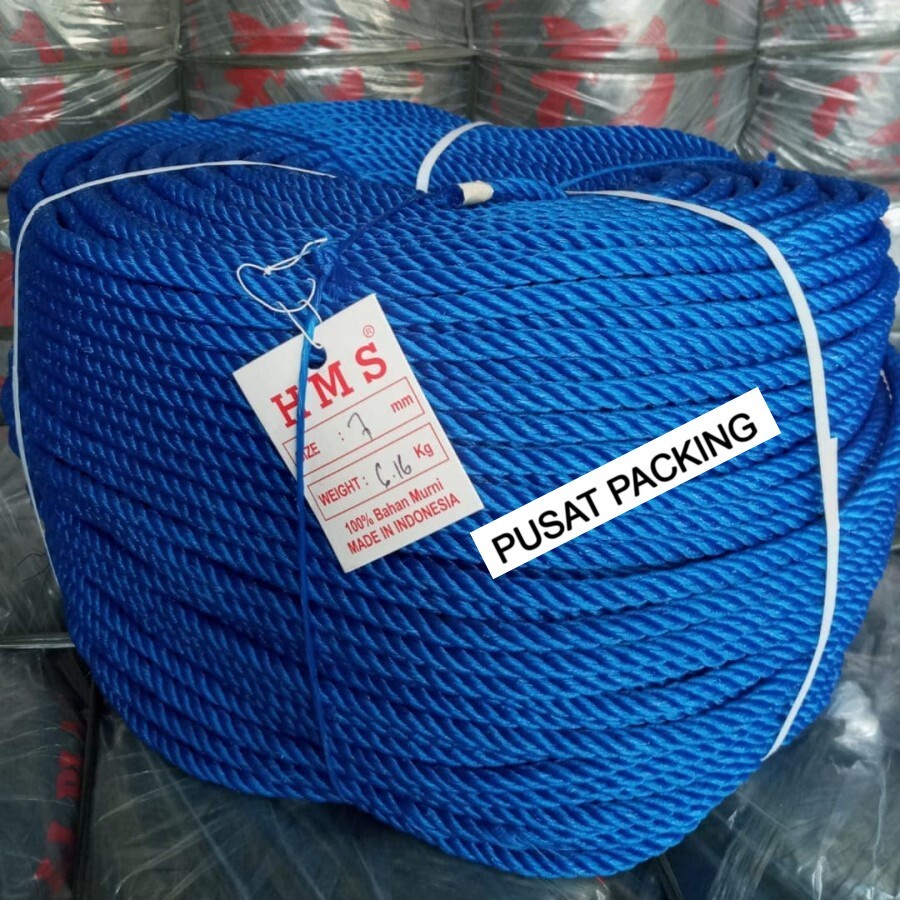 Tali Tambang Plastik 7mm +-200m/Tali Pengikat/Tali Plastik/Tambang 7mm
