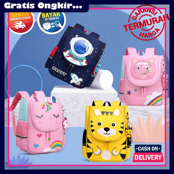 Terjangkau - Ransel Sekolah Anak Perempuan - Tas Ngaji Anak - Bts Korea Tas Anak Sekolah Perempuan B