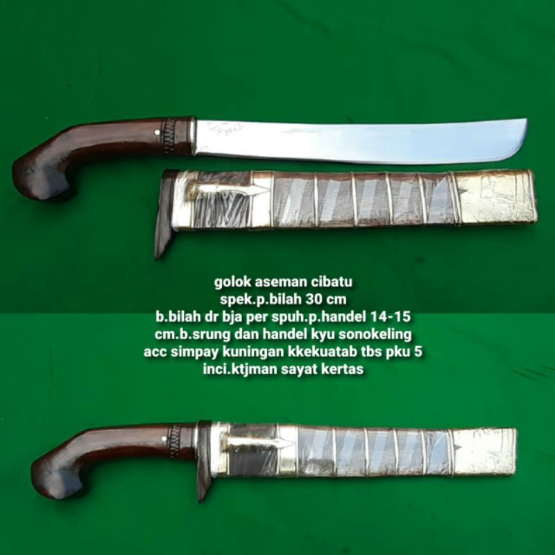 Golog aseman khas Cibatu Tebas Paku