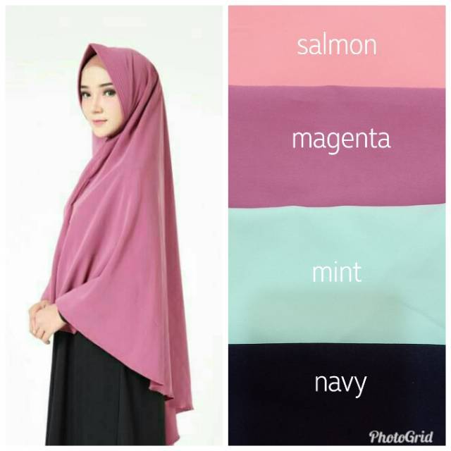  TERMURAH jilbab khimar pet anthem jumbo pinguin syari 