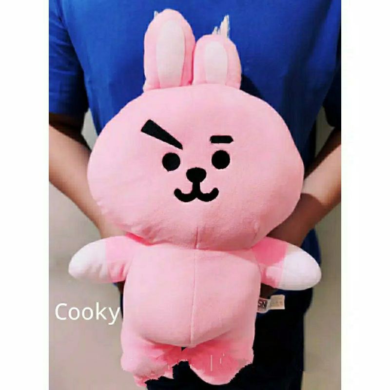 PROMO BONEKA BTS  JUMBO BERDIRI // BONEKA BTS Cooky Tata Chimmy Van Koya / BONEKA UKURAN L / MODEL BERDIRI