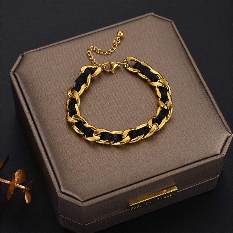 [5104] Gelang Tangan titanium korea style anti karat - ercassia