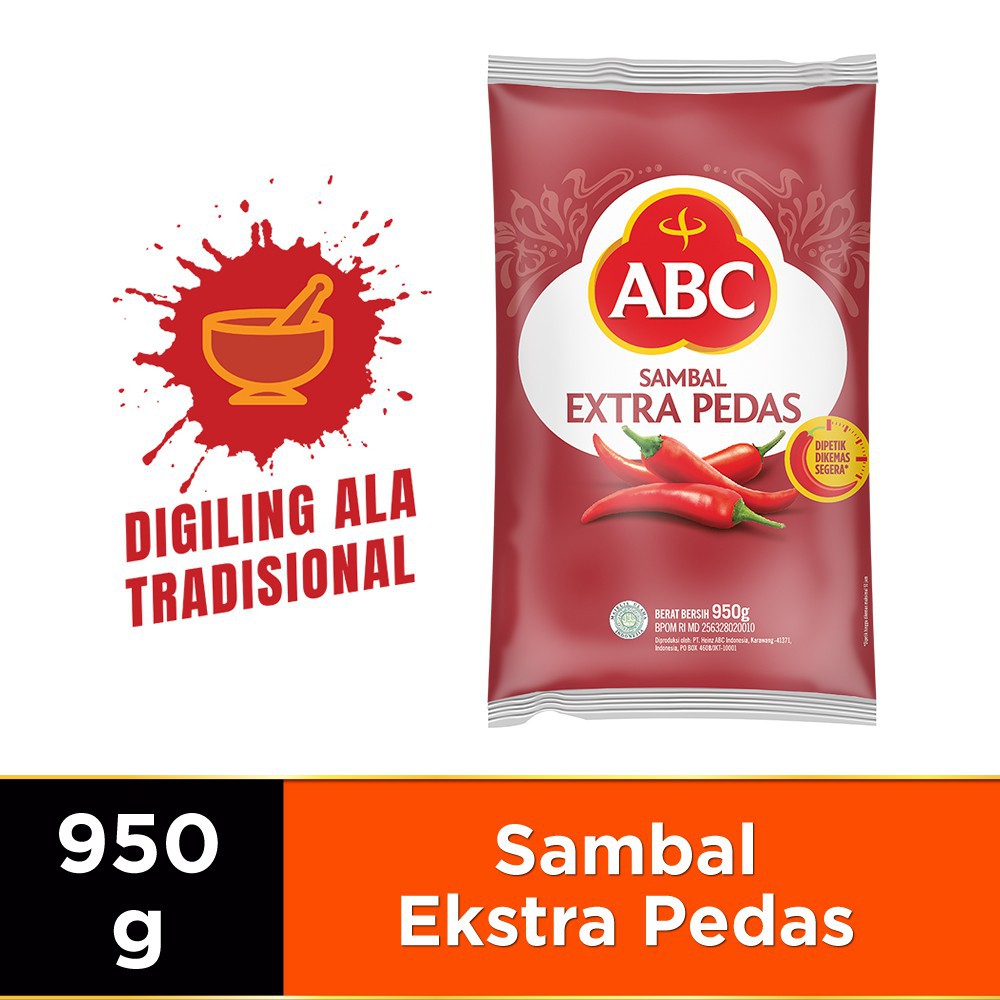 

ABC Sambal Extra Pedas 950 g