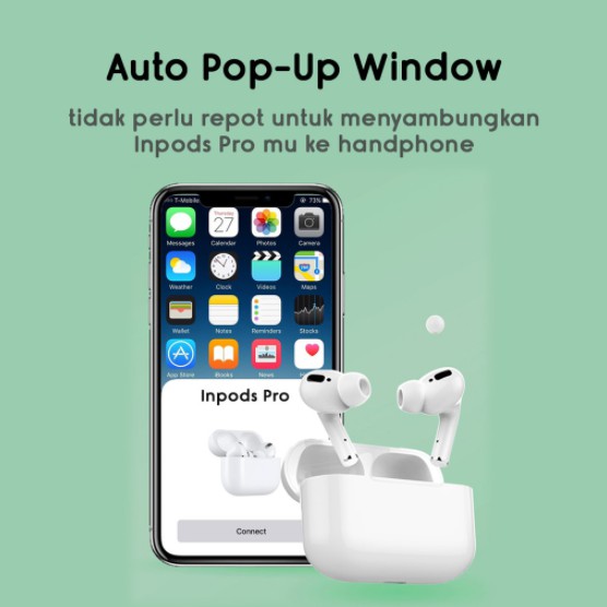 Headset Bluetooth inpods i7s i12 i13 TWS Wireless Earphone Bluetooth Macaron Android IOS Almina