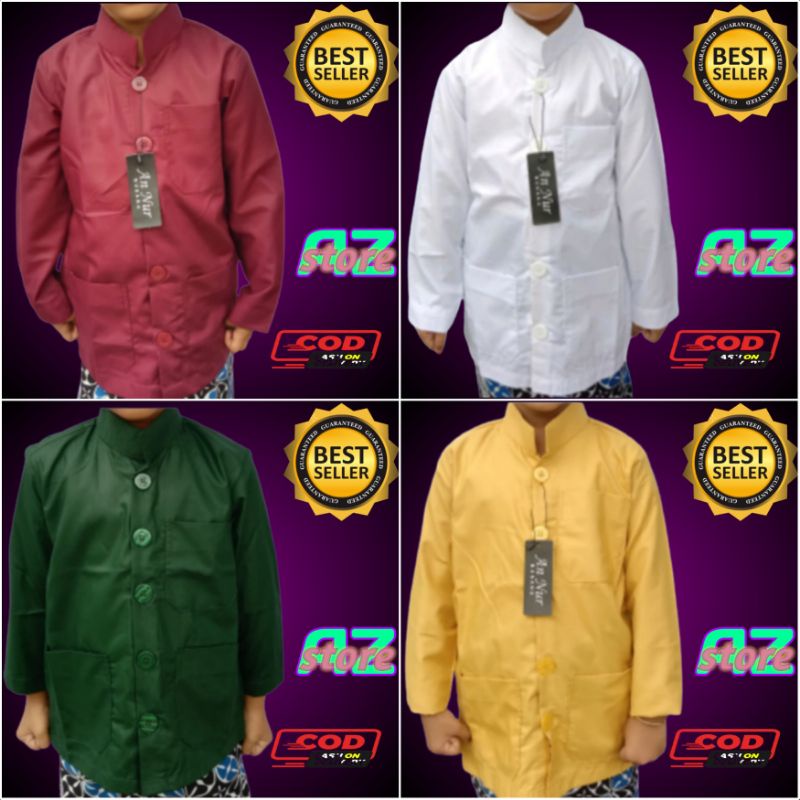 baju koko model ammu haibah anak laki laki terbaru