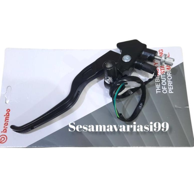 Brembo master rem kiri black model rcb handle kiri Ninja cb cbr vix vario fu beat dll [DLA.19Au22ᴹ]