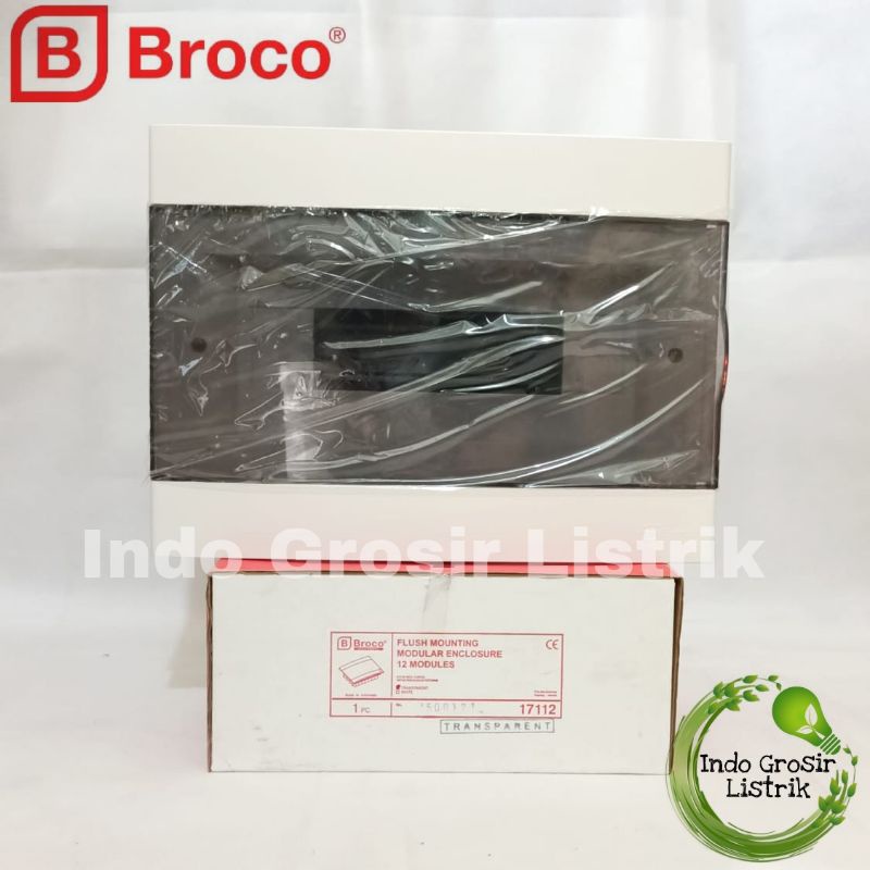 Box MCB 12 Group Tutup Broco Box Pelindung MCB 12 Grup Inbow Broco