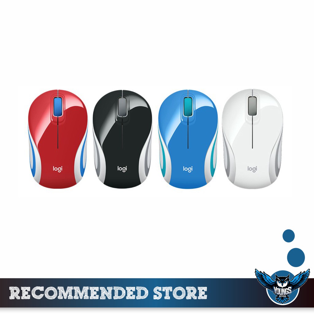 Mouse Wireless Logitech M187 Original Garansi Resmi