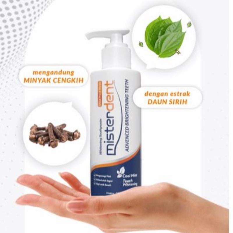 MISTERDENT ADVANCED BRIGHTENING Pemutih Gigi