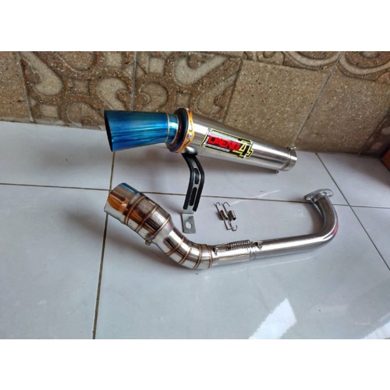 Knalpot racing Daeng untuk motor Beat,Scoopy,Mio,Vario,Aerox,Nmax,Lexi,Vespa matic,Genio dll