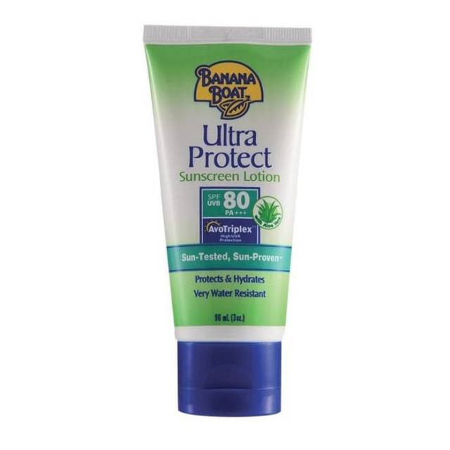 Banana boat ultra protect sunscreen sunblock sun block SPF 80 PLUS PLUS