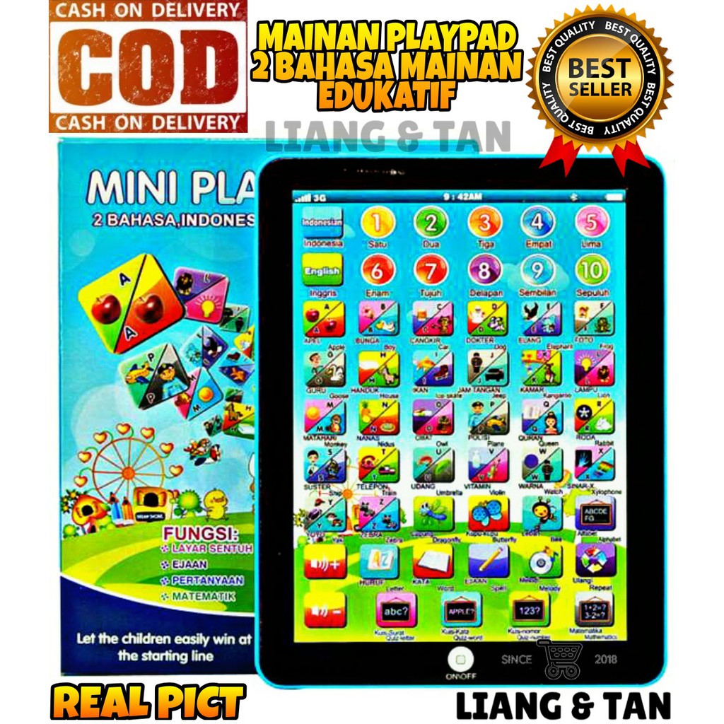 ( BISA COD ) PROMO Mainan Anak Edukasi Mini Playpad Anak