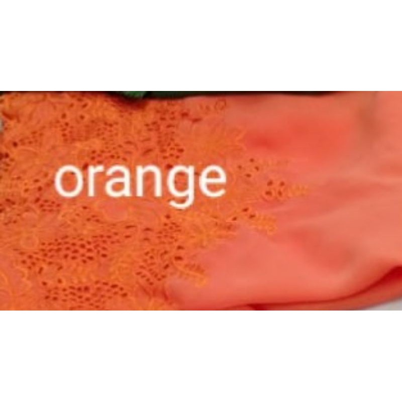 KERUDUNG YENNI WAHID//HIJAB INSTANT HOODIE.(REAL PICT)-Orange