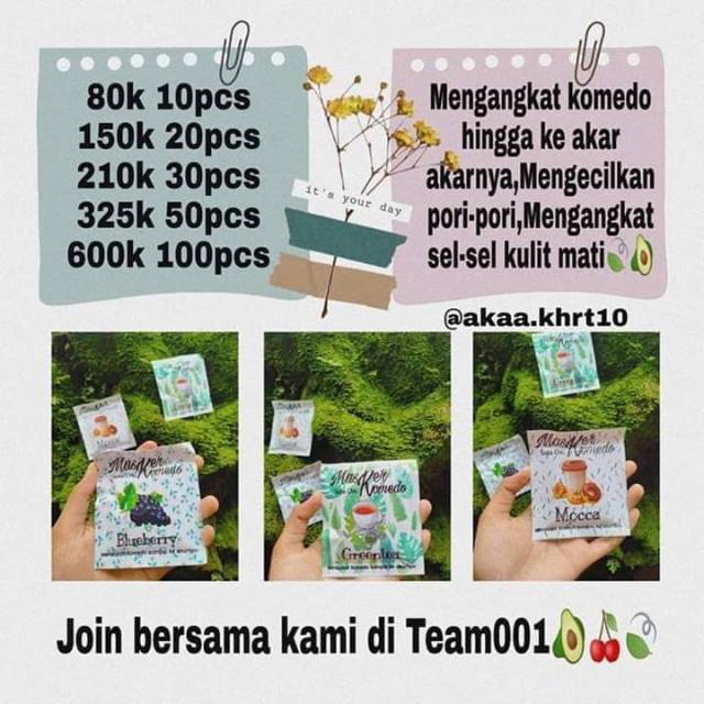 Masker komedo siska chic