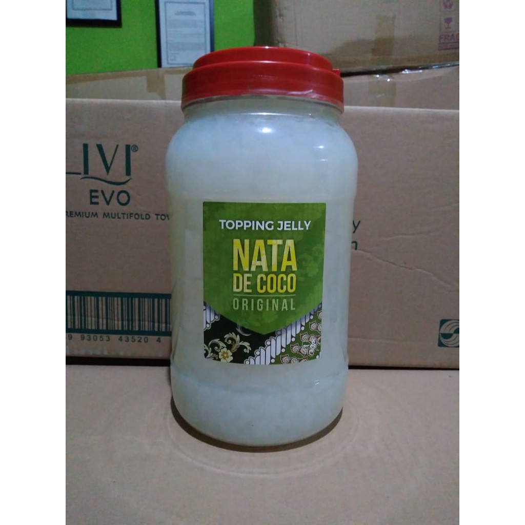 

Nata De Coco Original / Standar @3,2kg - Super Quality / Topping ORIGINAL / Aneka Jelly