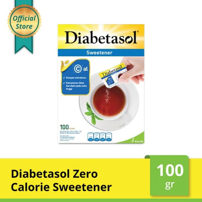 

DIABETASOL SWEETENER 100 X 1 GR (SACHET)