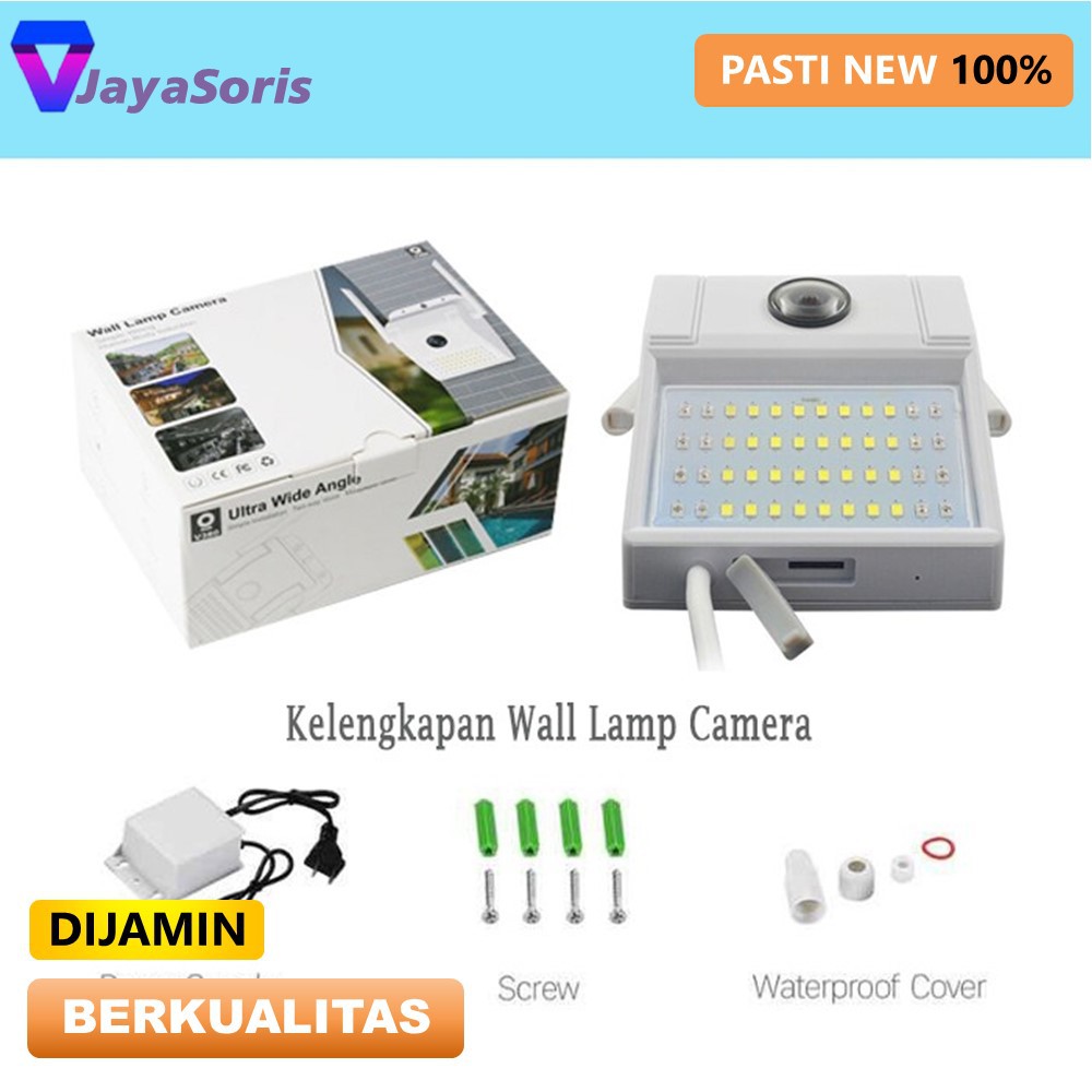 KAMERA CCTV OUTDOOR WIFI V380 IP CAMERA CCTV PENGINTAI MINI MURAH WATERPROOF ANTI AIR FULL HD JS65