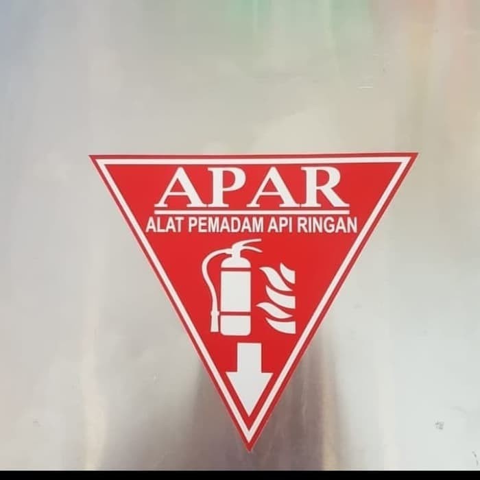 

SIGN STICKER SEGITIGA APAR SIGN ALAT PEMADAM API 20X20CM STIKER