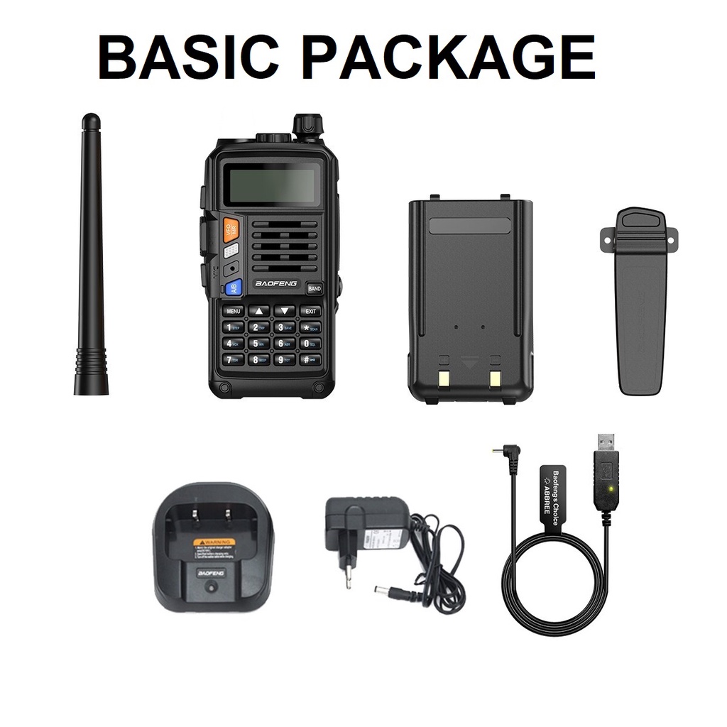 AKN88 - HT UV-S9 PLUS Walkie Talkie Dual Band 10W 2800 mAH- 50 KM