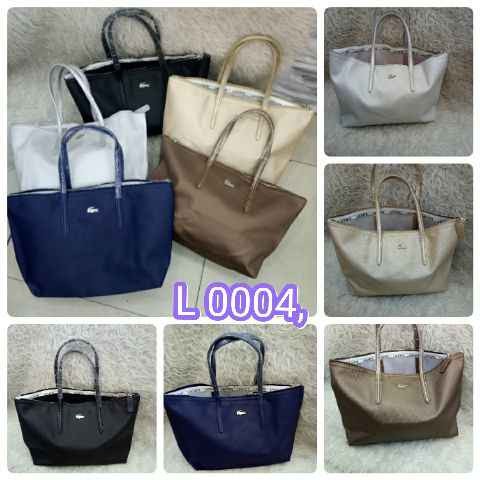 TAS LACOSTE BASIC TOTE LOGO BESI