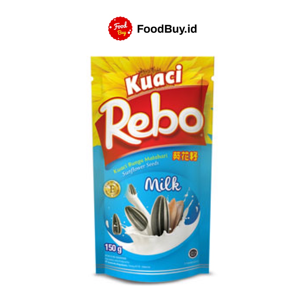 

Rebo Kuaci Biji Bunga Matahari Milk 150 gr