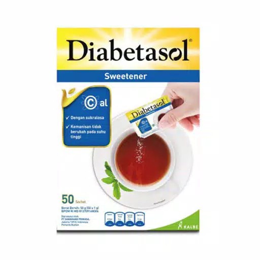 

DIABETASOL SWEETENER 50`S