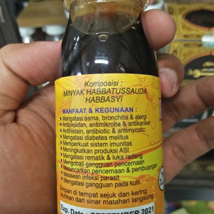 Minyak Habbatussauda Cair 80ml Jinten Habbasyi Rumman Izin Pom Indonesia