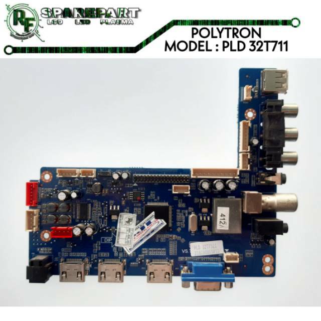 MB TV LED POLYTRON PLD 32T711 Mainboard tv led polytron pld32t711