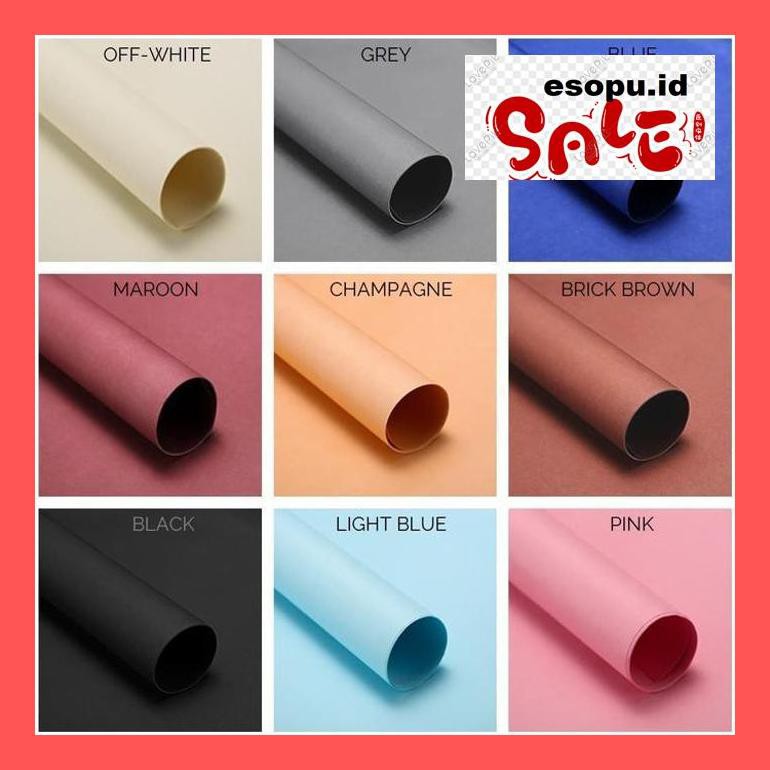 

Dek40Si Kertas Kado Polos Wrapping Paper Natal Lebaran Putih Hitam Merah Hijau - Blue Dekkd5