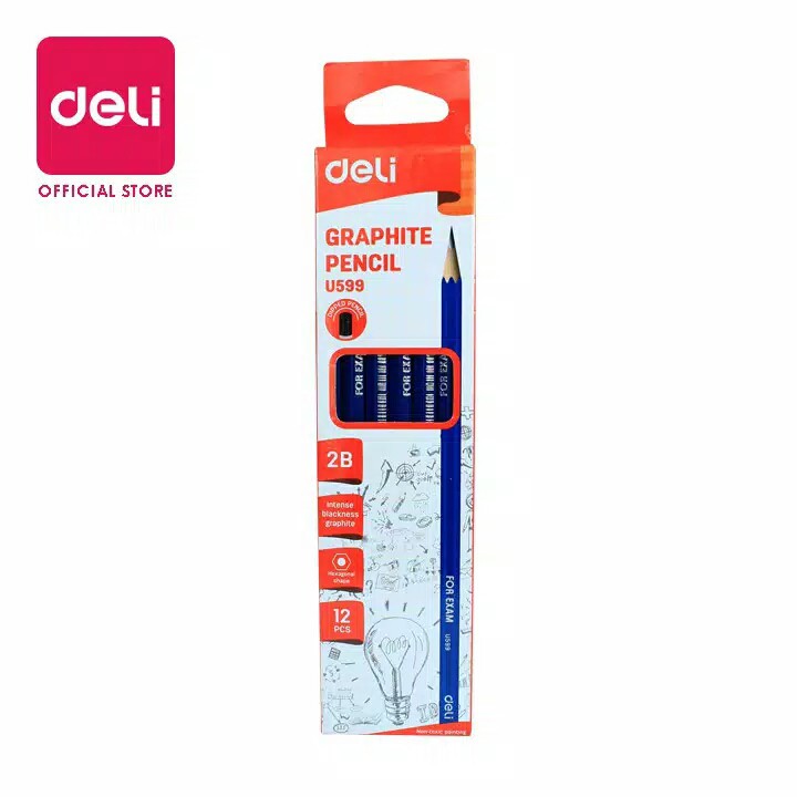 PENSIL DELI 2B BIRU