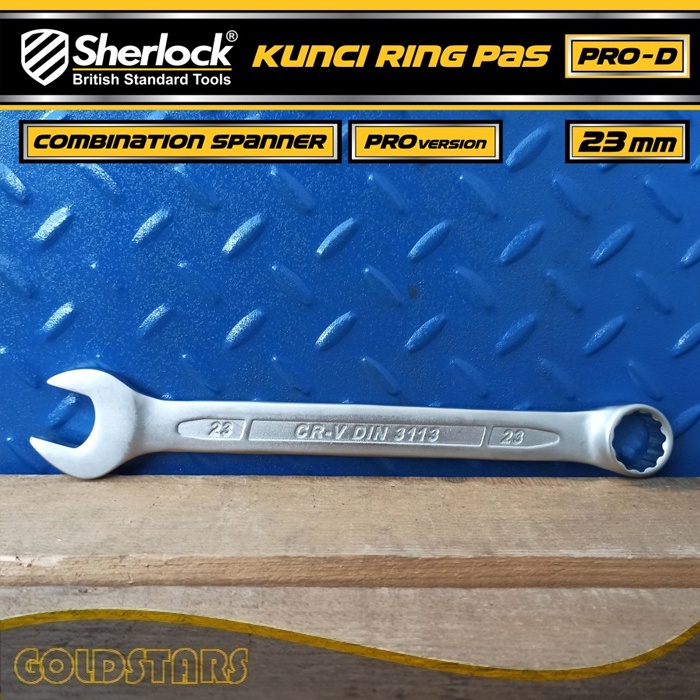 Kunci Pas Ring uk. 23 mm Original Sherlock (Pro-D Series) (1 Pcs)