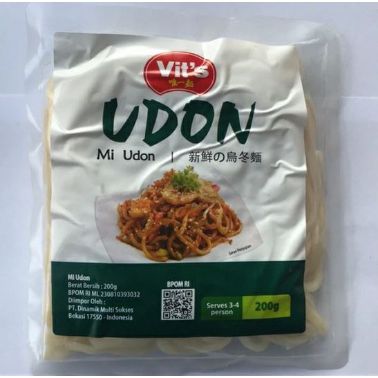 

vits udon 200 gr/fresh udon/ mie jepang/japanese noodle