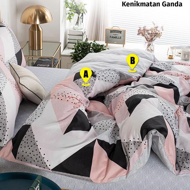 ➩ BIG SALE  Kado Pernikahan Sarung Selimut/BedCover Katun Import Sarung BedCover Hilton Cocok Untuk 