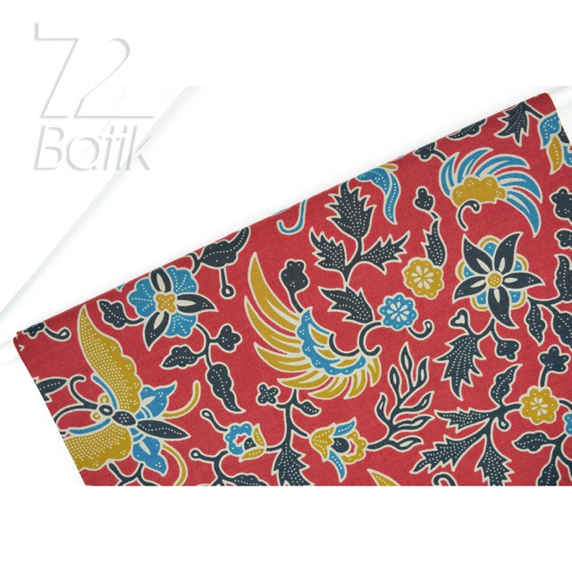 BATIK PRIA LENGAN PANJANG Kemeja Premium Warna Merah Maroon Kuning 724885 Cap 72 - Baju Kemeja Atasan Pakaian Setelan Batik Pria Cowok Laki Laki Remaja Keluarga Kantor Lengan Panjang Modern Slimfit Slim Fit Premium Kekinian