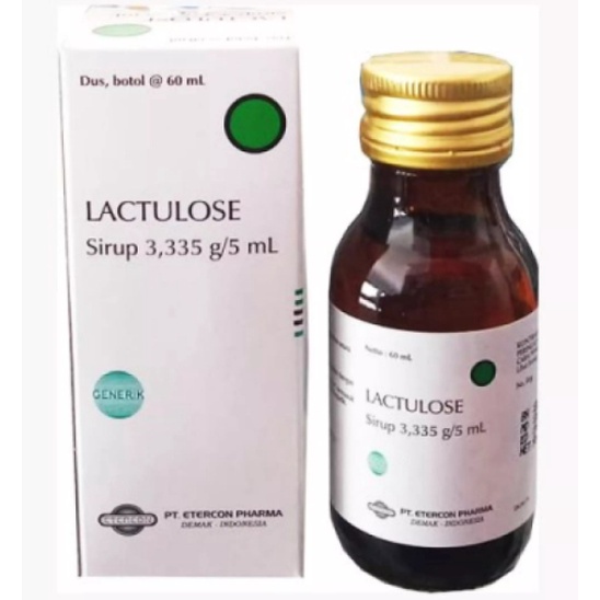 LACTULOSE Syrup 60 ML - Obat Konstipasi Pelancar Pencernaan Sirup Laktulosa Lactulos