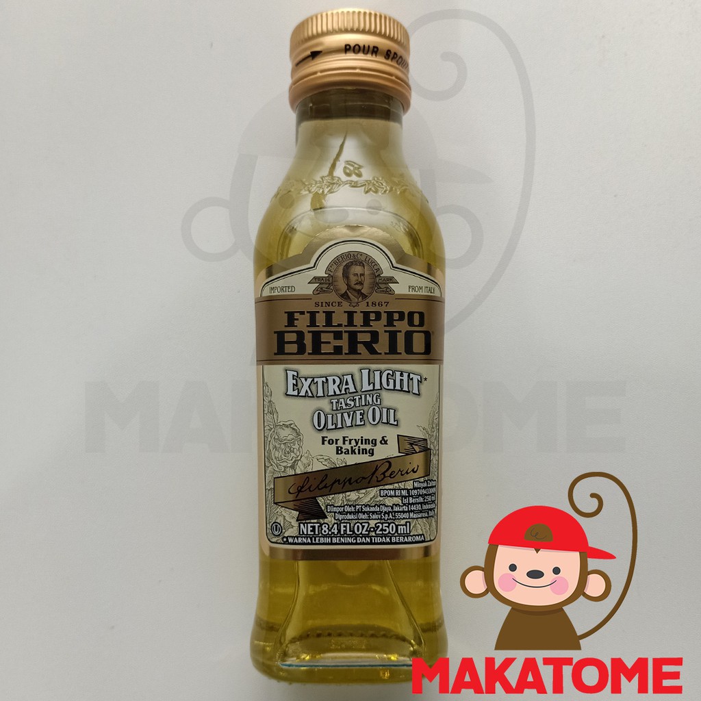 

Filippo Berio Extra Light Olive Oil 250ml ELOO MPASI 250 ml minyak