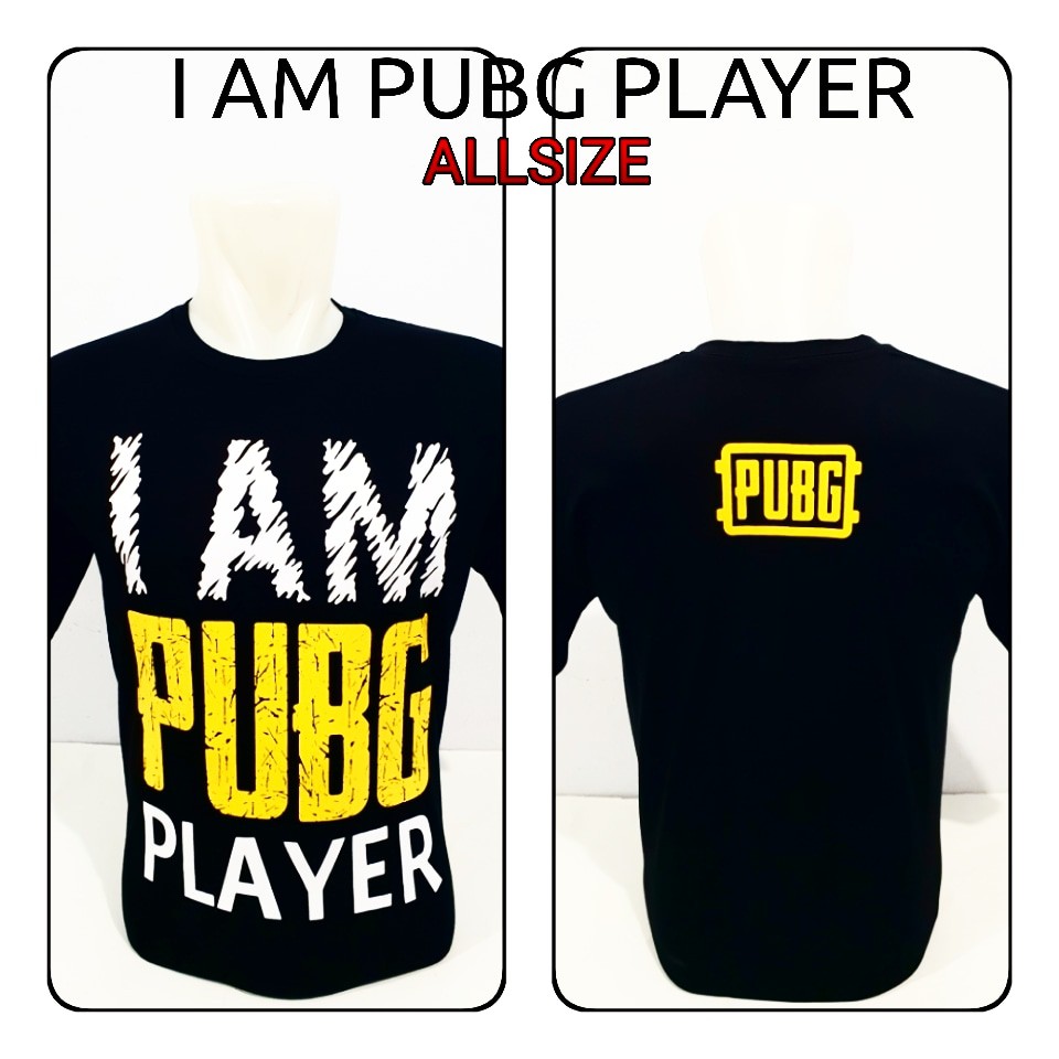  Kaos  Esport Game Anime Cartoon Superhero I AM PUBG  PLAYER 