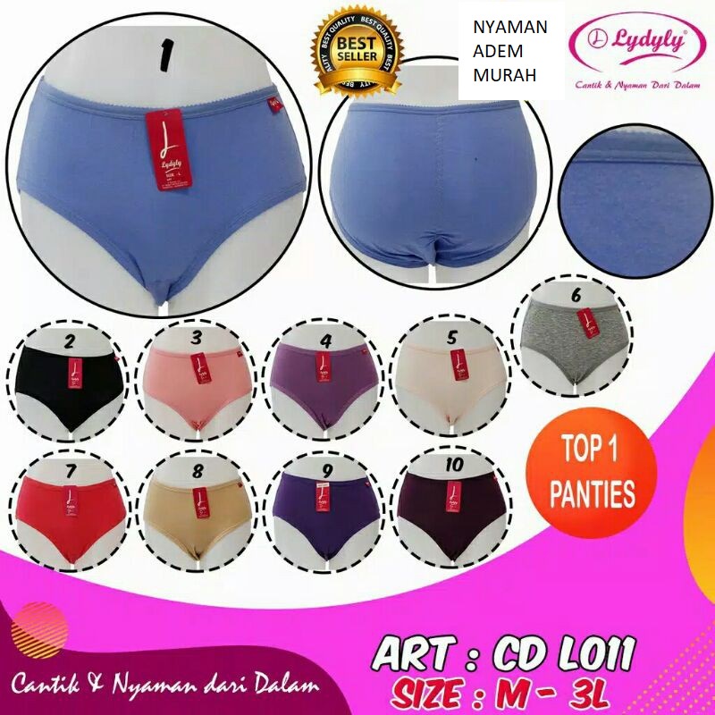 LYDYLY L 011 MAXI CD  CELANA DALAM WANITA  KATUN  NYAMAN ADEM 