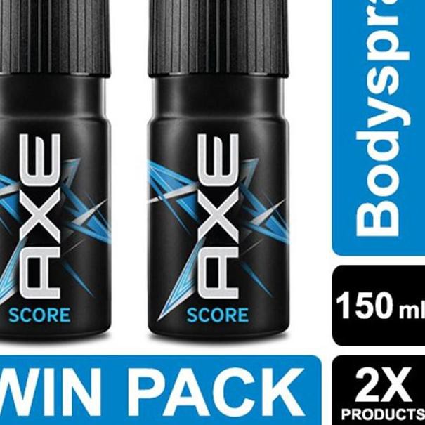[HOT SALE] AXE Deodorant Bodyspray Score 150ml Twin Pack TERLARIS