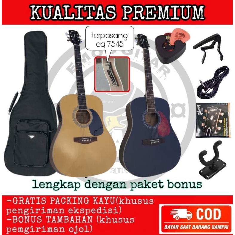 Gitar akustik elektrik cort AD810E eq 7545r custom kualitas PREMIUM