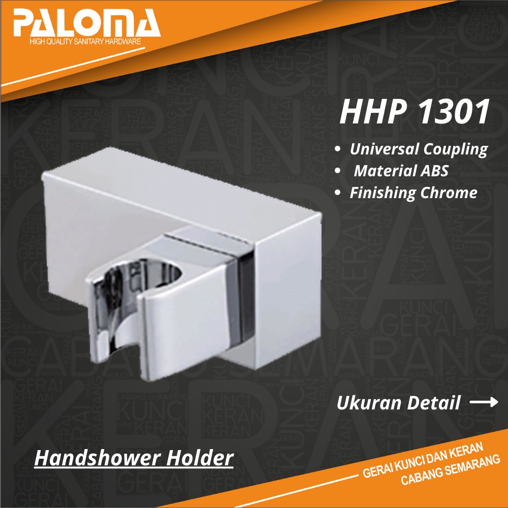 PALOMA HHP 1301 HAND SHOWER HOLDER DUDUKAN SHOWER ABS
