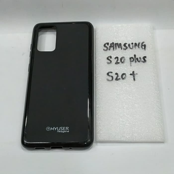 SAMSUNG S20 PLUS / S20+ karet softcase silikon karet hitam mantap