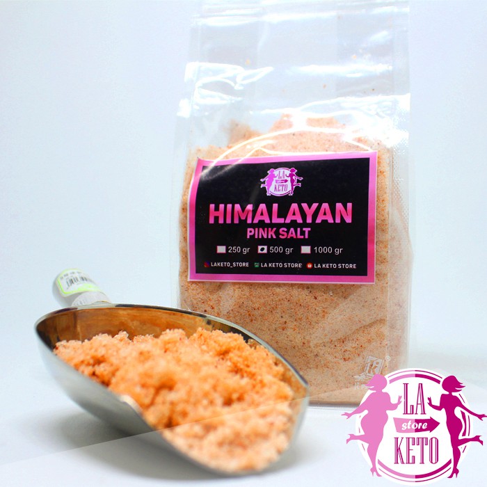 

LA KETO - HIMALAYAN PINK SALT HALUS 500gr | Original Pakistan