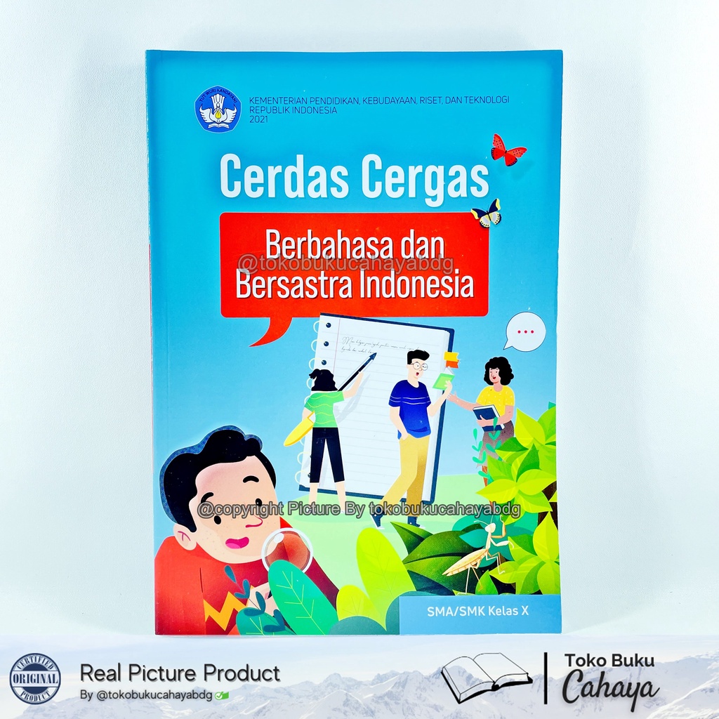 Jual Buku Cerdas Cergas Berbahasa Dan Bersastra Indonesia SMA Kelas X ...