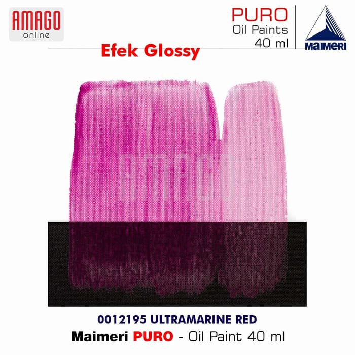 MAIMERI PURO - OIL PAINT - ULTRAMARINE RED - 40ML - M0012195