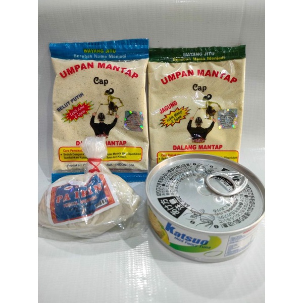 Paket Umpan Dalang Mantap Belut Putih